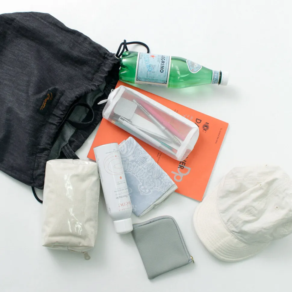 NAPRON / 8oz non-faded Shin denim Patient bag medium 13L