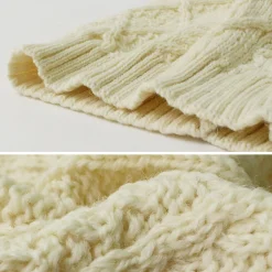 OLD DERBY KNITWEAR / Cable Turtle Slipover