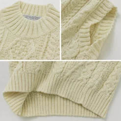 OLD DERBY KNITWEAR / Cable Turtle Slipover