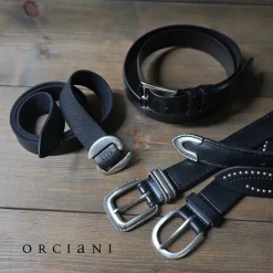 ORCIANI / Calf Classic Leather Belt