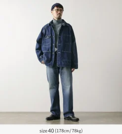 ORDINARY FITS / Denim Coverall Jacket Used