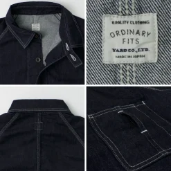 ORDINARY FITS / Denim coverall jacket one-wash