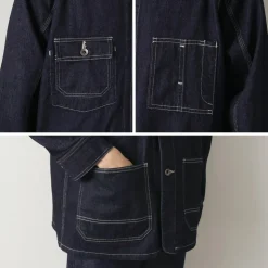 ORDINARY FITS / Denim coverall jacket one-wash