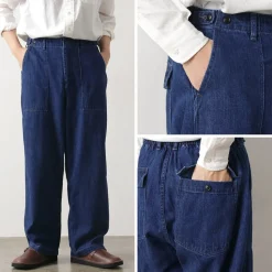 ORDINARY FITS / James Fatigue Denim with Used Finish