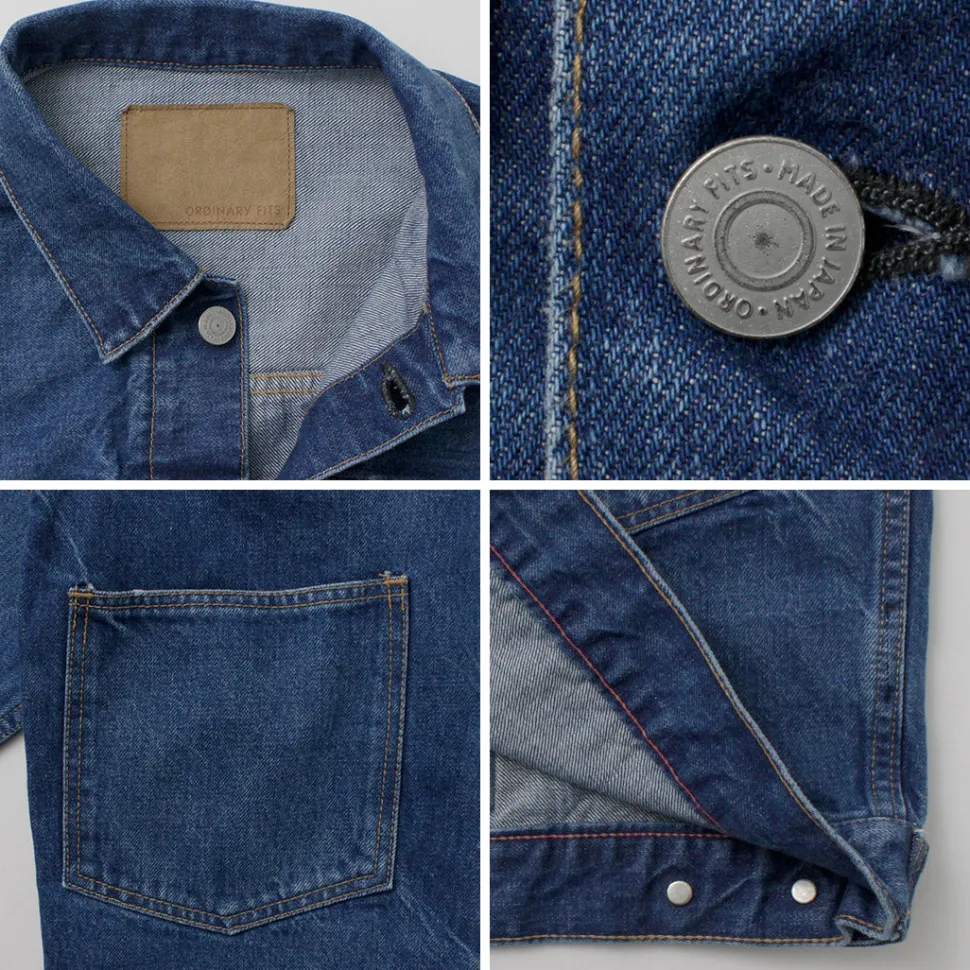 ORDINARY FITS / 2nd type denim jacket used finish