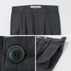 PARAGES / Double Pleated Pants Cotton