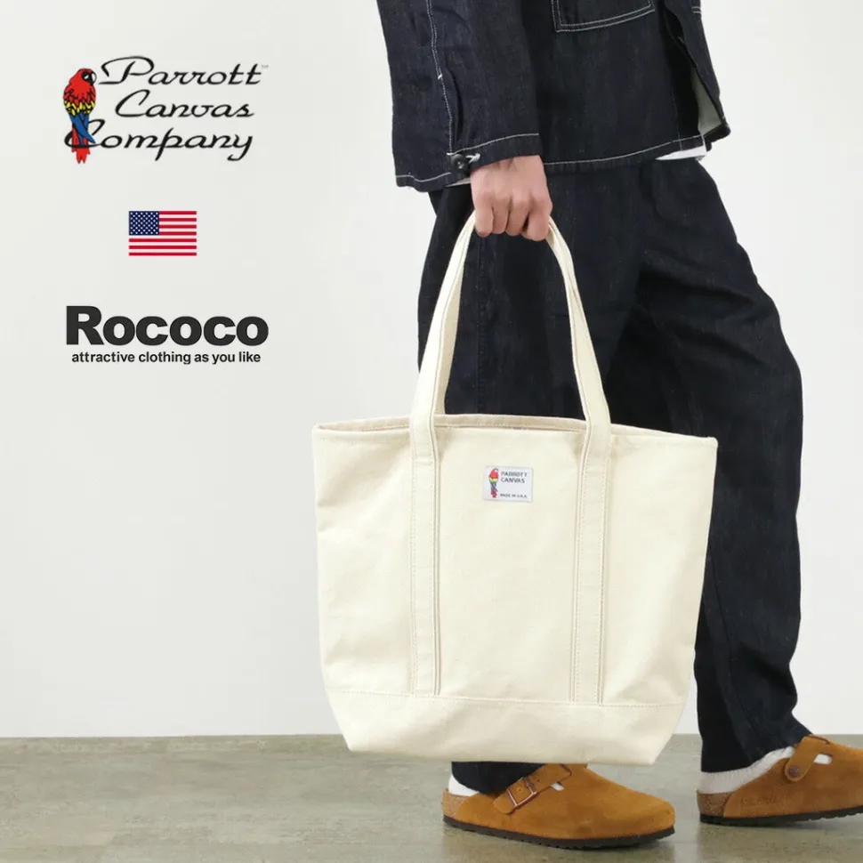 PARROTT CANVAS / Capri Style Tote