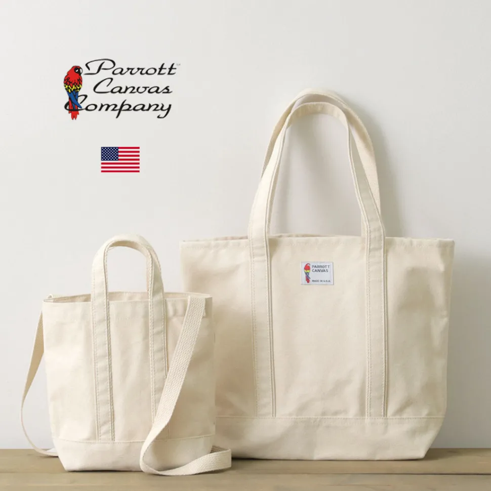 PARROTT CANVAS / Capri Style Tote