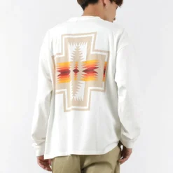 PENDLETON / Back Print Long Sleeve T-Shirt