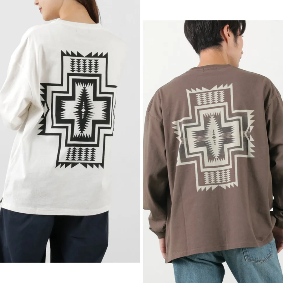 PENDLETON / Back Print Long Sleeve T-Shirt