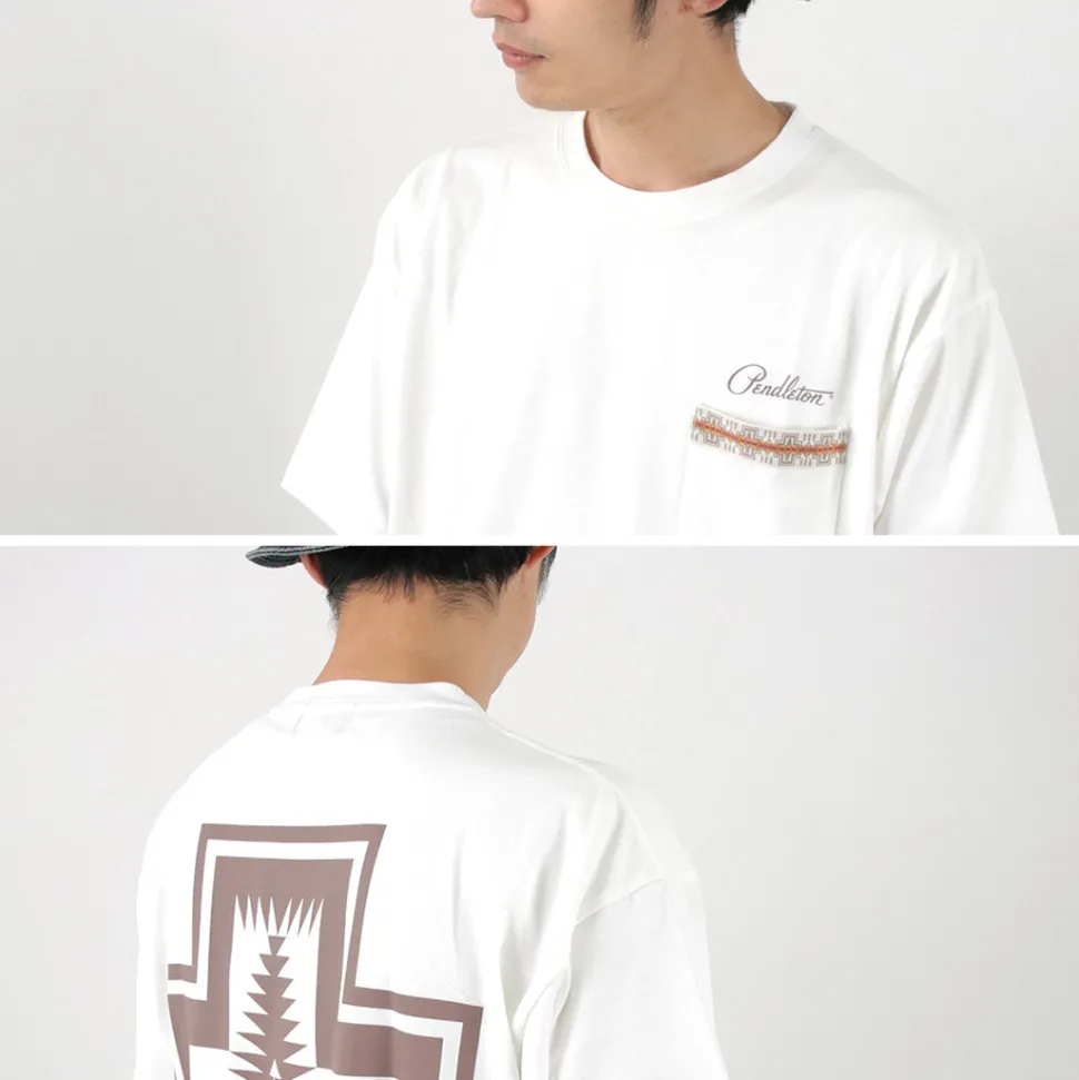 PENDLETON / Back Print Pocket T-Shirt