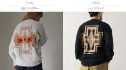 PENDLETON / Back Print Sweatshirt