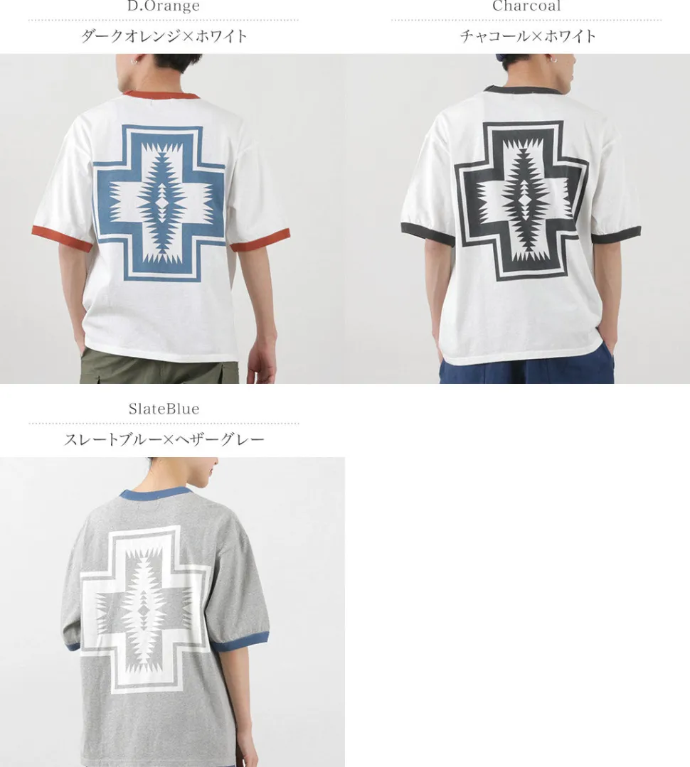 PENDLETON / S/S Ringer T-Shirt Harding