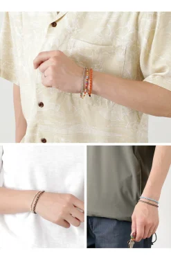 PHADUA / Bracelet Wax cord 2-tone