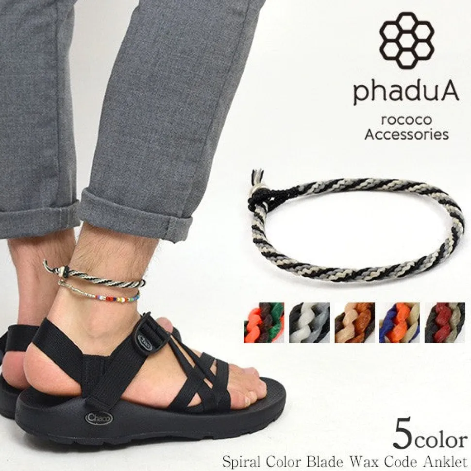 PHADUA / Braid Wax Cord Anklet