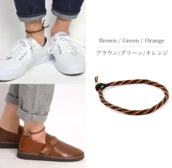 PHADUA / Braid Wax Cord Anklet