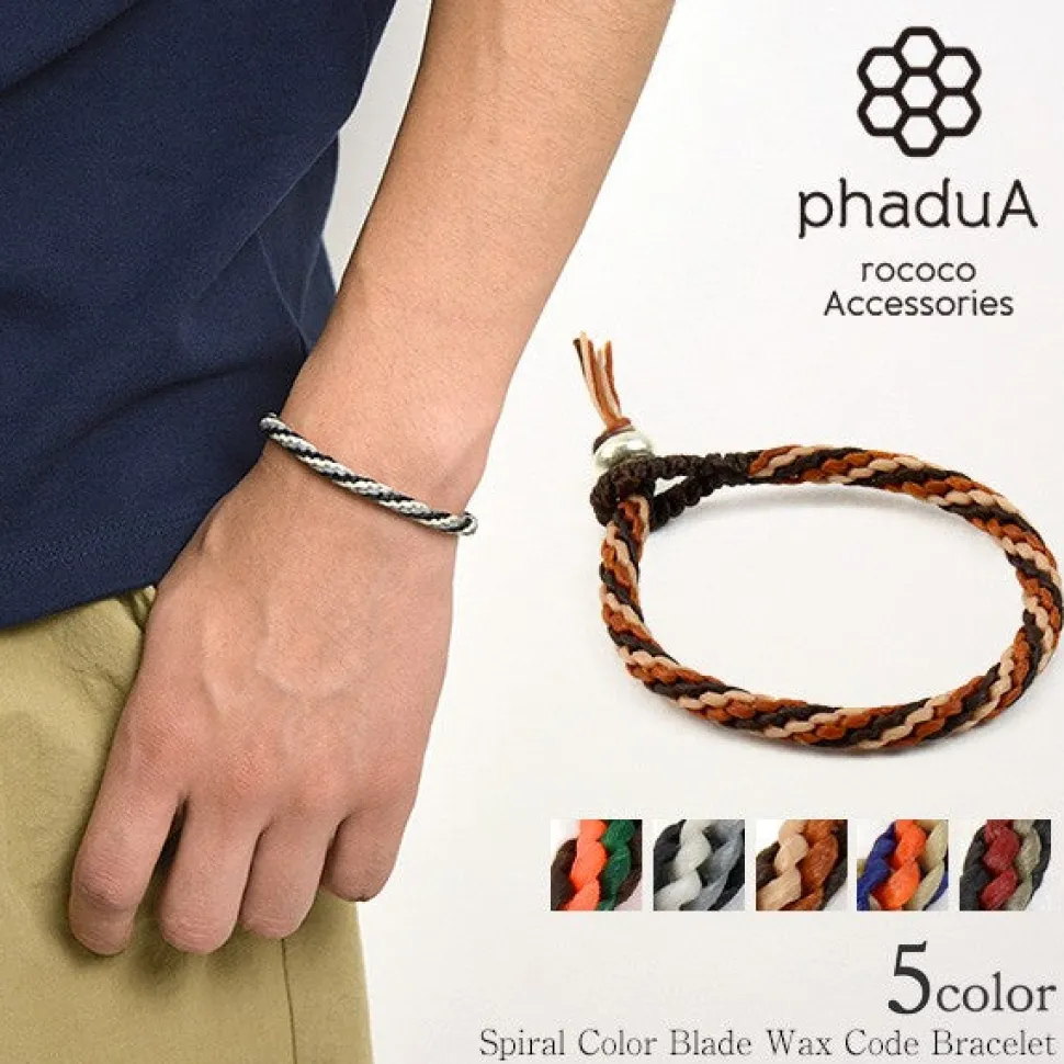 PHADUA / Braid Wax Cord Bracelet