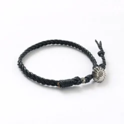 PHADUA / Braided 1.5mm Leather Anklet