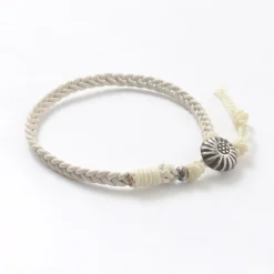 PHADUA / Braided 1.5mm Leather Anklet