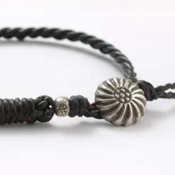 PHADUA / Braided 1.5mm Leather Anklet