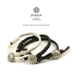 PHADUA / Braydid 1.5mm Leather Single Wrap Bracelet