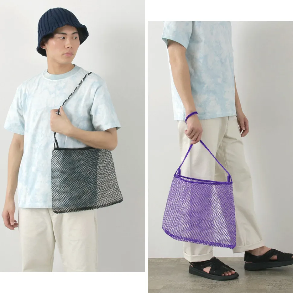 PHADUA / Fishnet Shoulder Mesh Bag