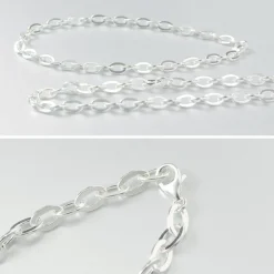 PHADUA / Flat cable chain bracelet silver 925