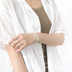 PHADUA / Karen silver bangle / 1438