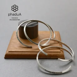 PHADUA / Karen silver bangle / 1438
