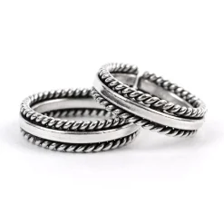 PHADUA / Karen Silver Ring Rope Design