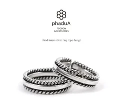 PHADUA / Karen Silver Ring Rope Design