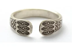 PHADUA / Karen Silver Ring / 6 Eyes