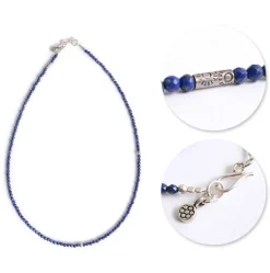 PHADUA / Lapis lazuli 3mm cut bead necklace / anklet