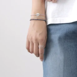 PHADUA / Lapis Lazuli W-Wrap Bracelet