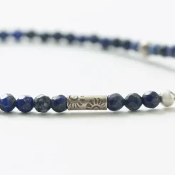 PHADUA / Lapis (3mm) Cut Bead Bracelet