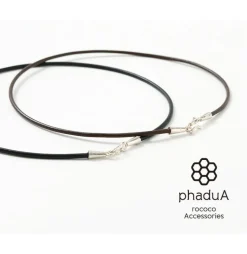 PHADUA / Leather choker (2.5mm) necklace