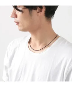 PHADUA / Leather choker (2.5mm) necklace