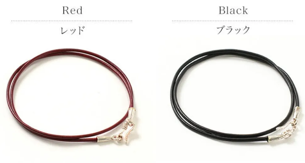 PHADUA / Leather choker necklace in Karen silver.