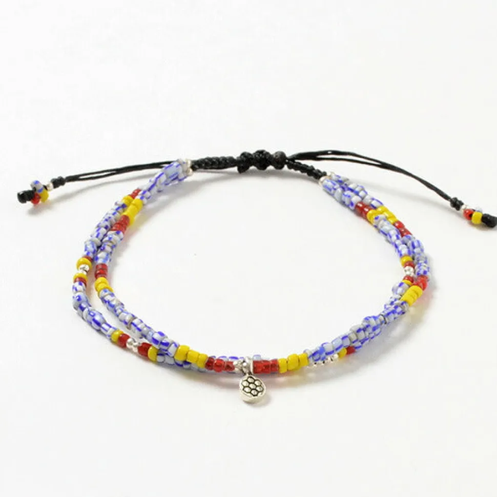 PHADUA / Multi Handmade Beaded Anklet