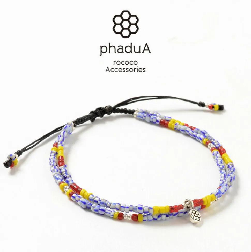 PHADUA / Multi Handmade Beaded Anklet