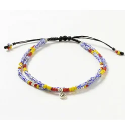 PHADUA / Multi Handmade Beaded Anklet