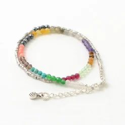 PHADUA / Multi Stone Wrap Bracelet