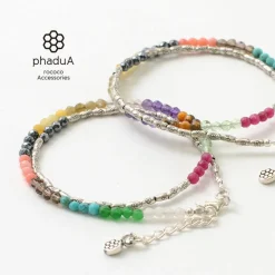 PHADUA / Multi Stone Wrap Bracelet