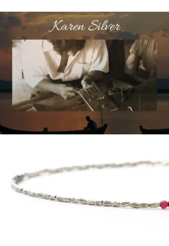 PHADUA / Multi Stone Wrap Anklet