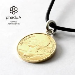 PHADUA / Old Coin Pendant Top FRANCE10