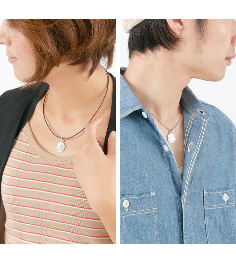 PHADUA / Old coin pendant top US 1 dime