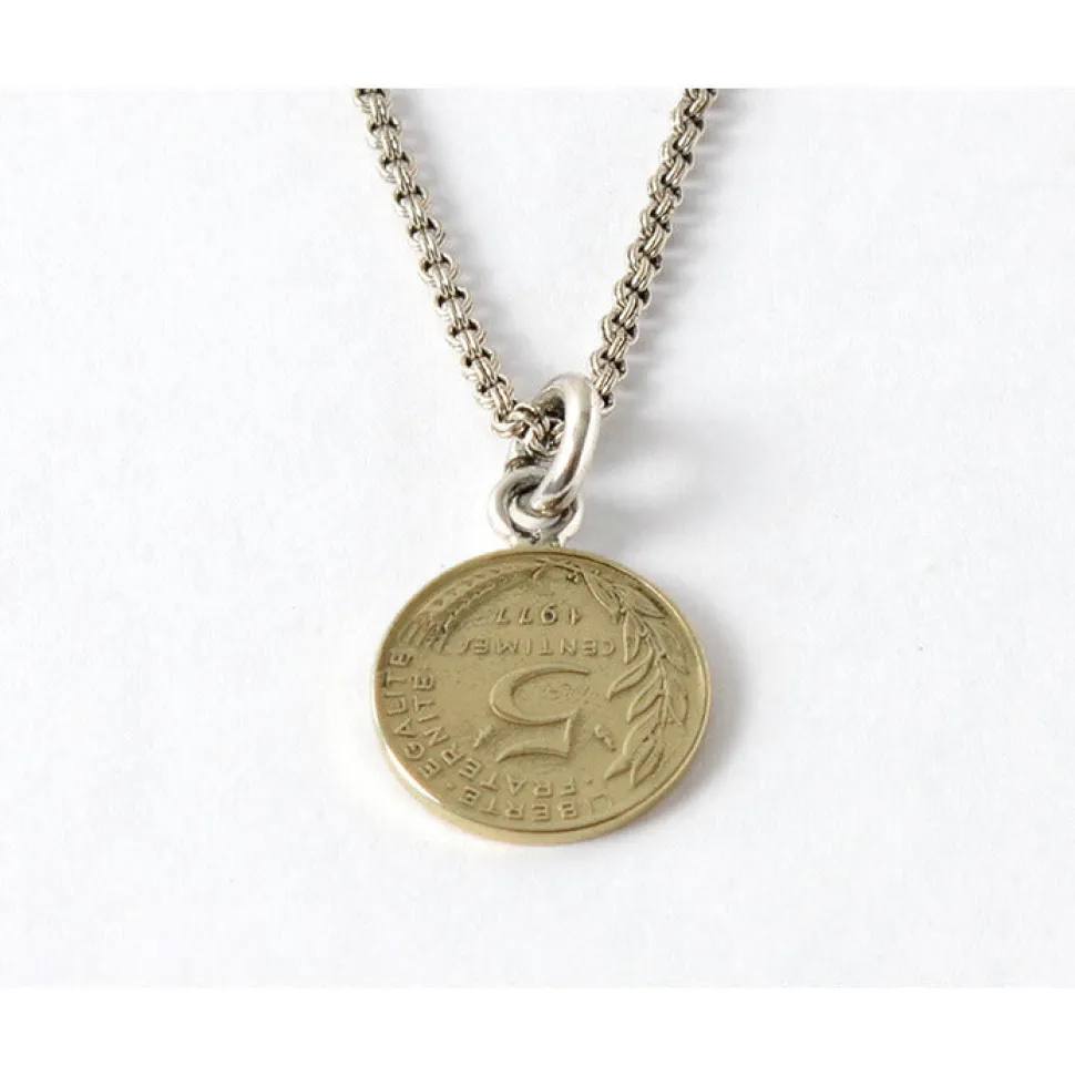 PHADUA / Old Coin Pendant Top FRANCE5