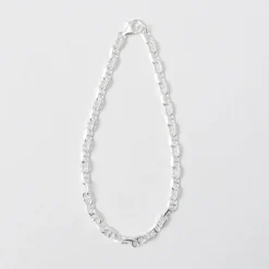 PHADUA / Semi solid anchor chain bracelet 925 silver