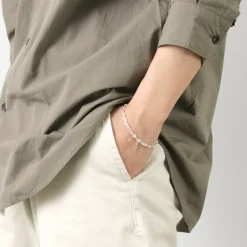 PHADUA / Semi solid anchor chain bracelet 925 silver