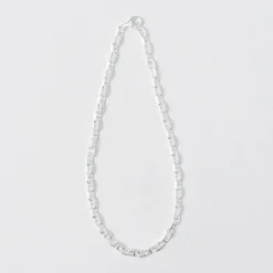 PHADUA / Semi solid anchor chain anklet 925 silver